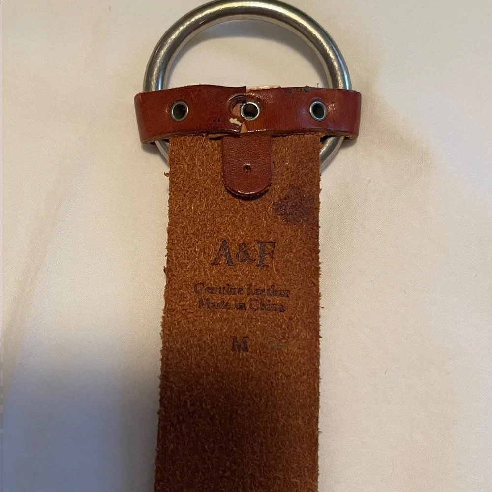 Vintage leather belt by A&F in size medium